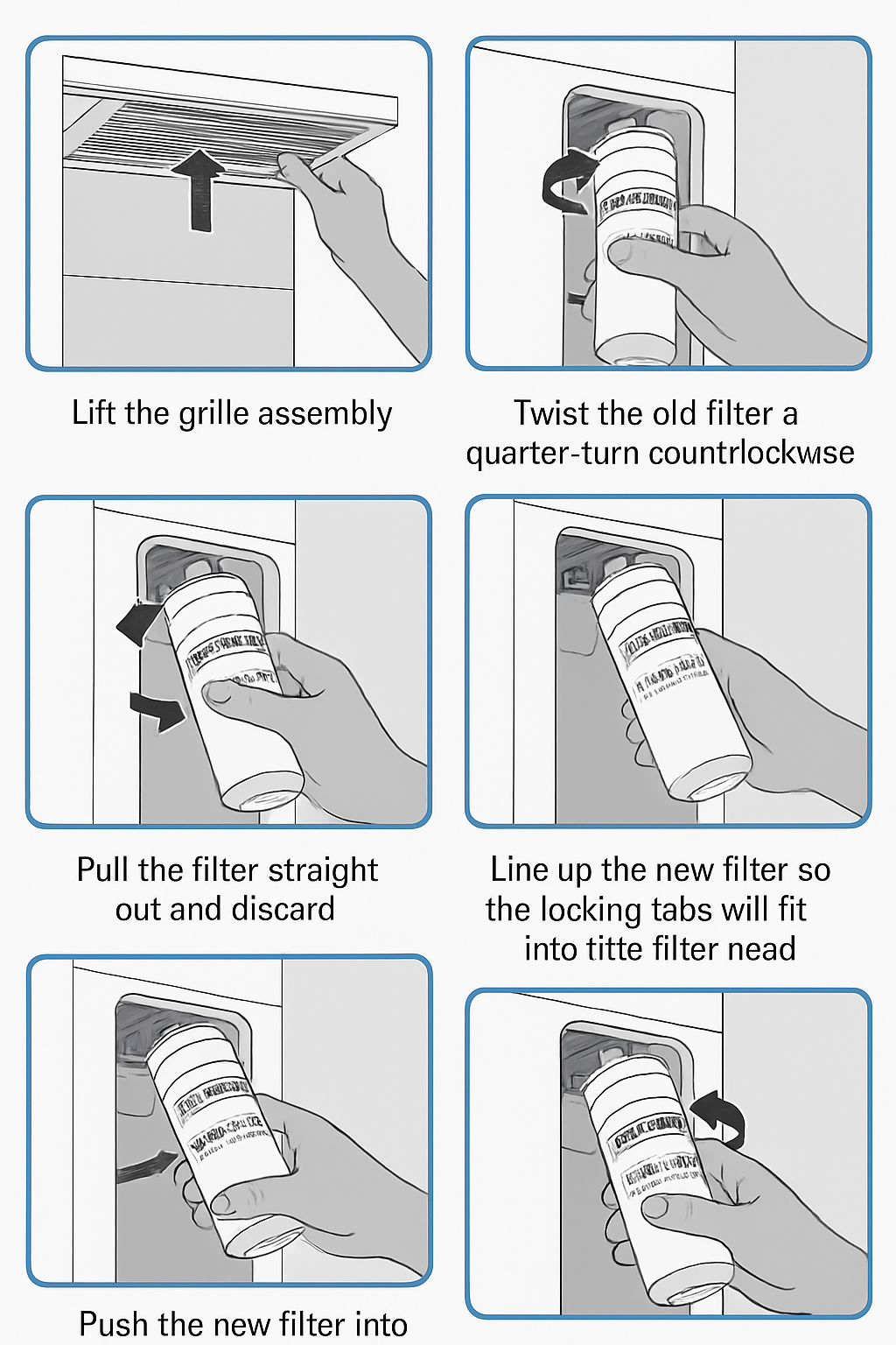 How to Replace a Sub-Zero 4204490 Refrigerator Water Filter
