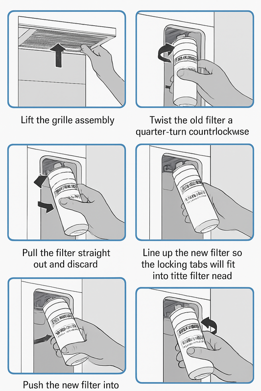 How to Replace a Sub-Zero 4204490 Refrigerator Water Filter