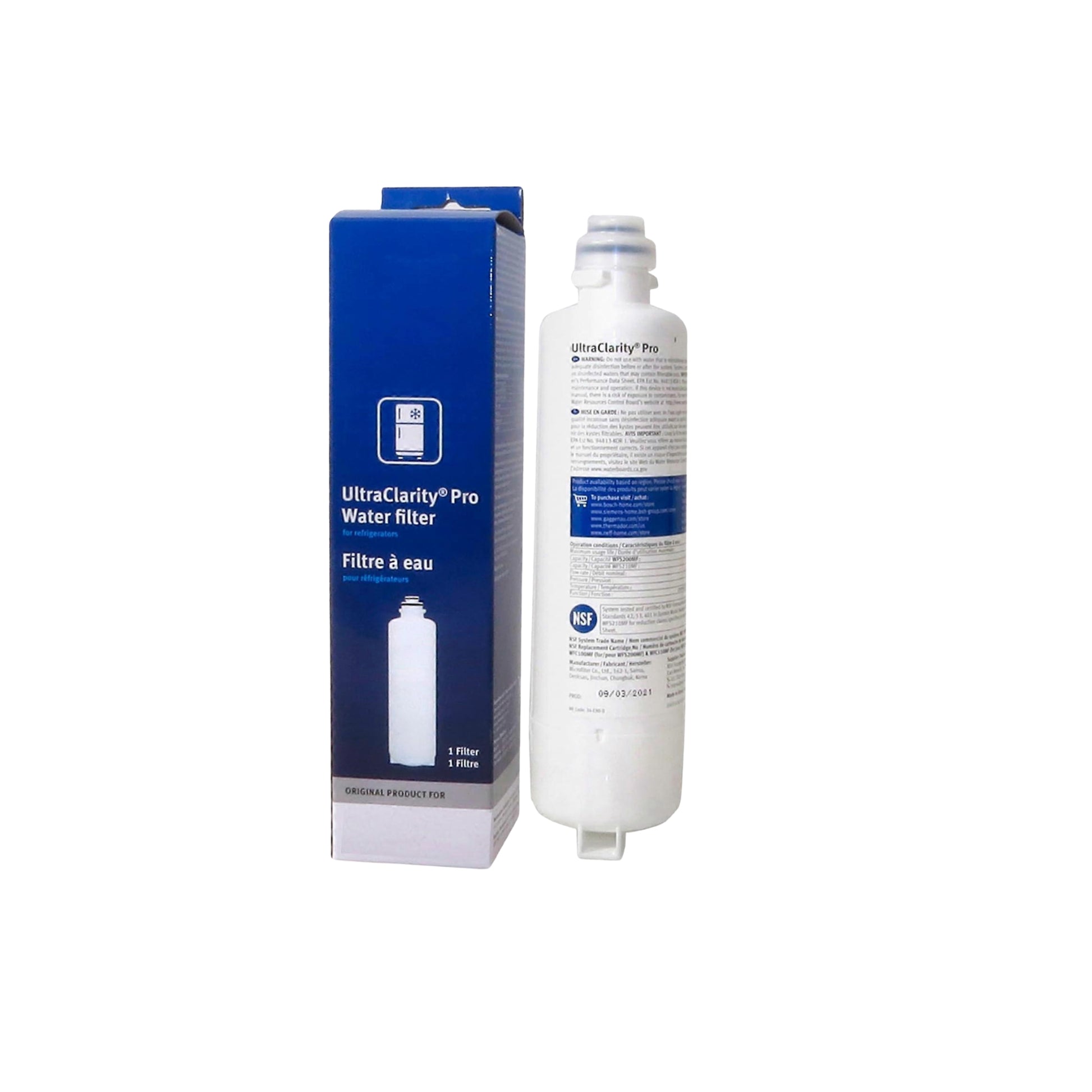 Bosch Ultra Clarity Pro BORPLFTR55 11032531 Refrigerator Water Filter
