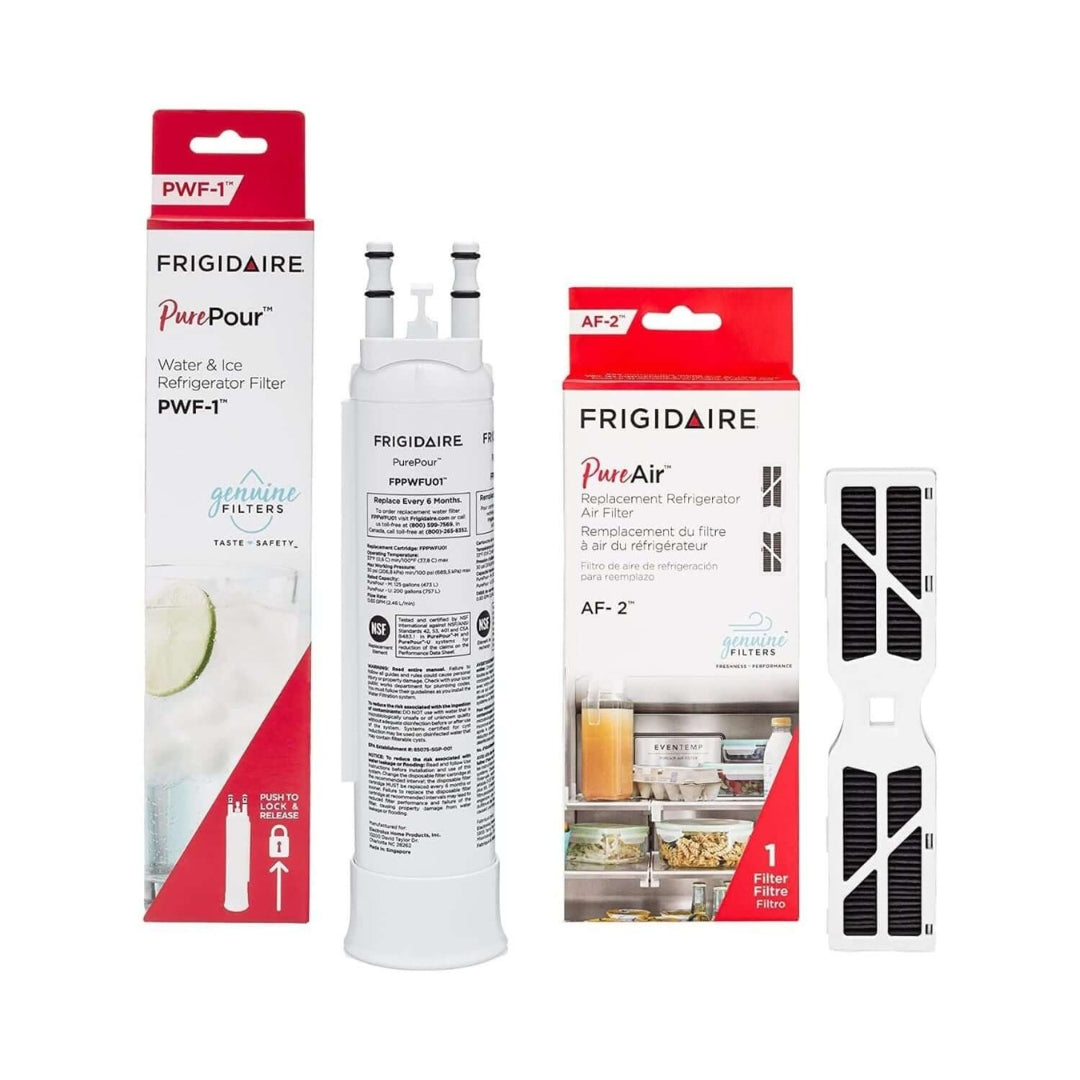 Frigidaire PurePour PWF-1 (FPPWFU01) & PureAir AF-2 (FRGPAAF2) Water & Air Filter Combo