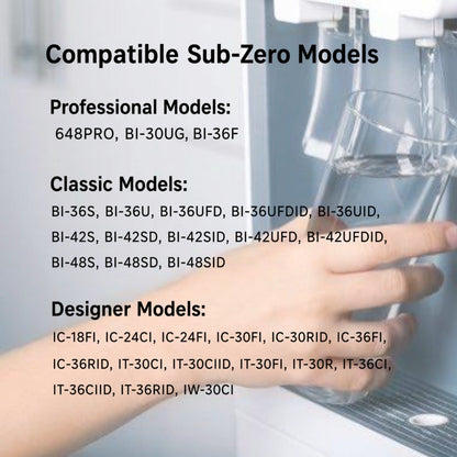 Sub-Zero 4204490, 4290510, 9030868 Refrigerator Water Filter